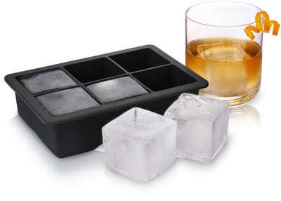 Innovine ™ silicone ice block mold with lid for 6 ice blocks of 5x5x5cm