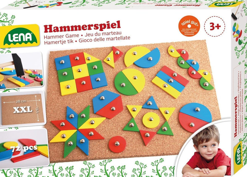 Rubinetto a martello Lena per bambini junior in legno 75 pezzi