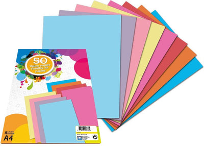Creative Craft Group Colored Paper A4, 40 fogli