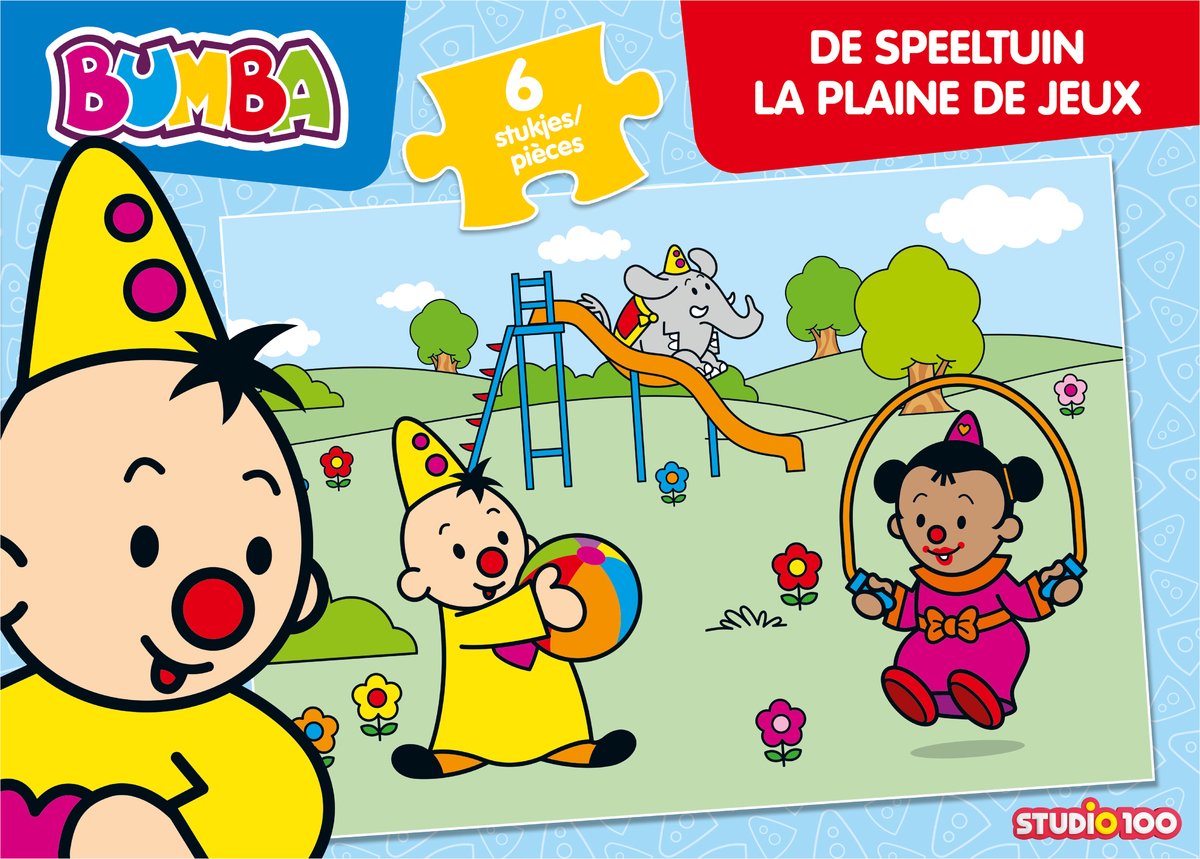 Studio 100 puzzle De Speeltuin, 6st.