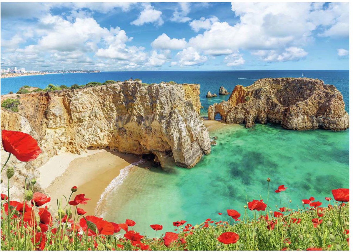 Poppies puzzle di Ravensburger in Algarve Portogallo, 1000st.