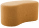 Leitmotiv puf ada wave - amarillo - 80x43x36cm - escandinavo