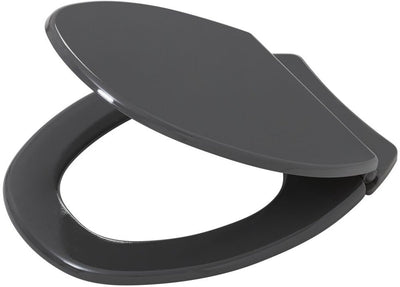 Tenino Tiger - sedile wc - sedile wc - chiusura ammortizzata _ easy clean - mdf - fsc - grigio