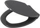 Tiger tenino - wc bril - toiletbril - softclose _ easy clean - mdf - fsc - grijs