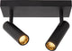 Lucide grado - faretto da soffitto (lampada da soffitto) - 2xgu10 (mr11) - nero