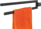 Portasciugamani Tiger Nomad a 2 bracci - nero