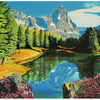 Ravensburger puzzel rocky mountain reflections - legpuzzel - 300 stukjes extra groot