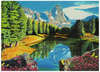 Ravensburger Jigsaw Puzzle Rocky Mountain Reflections, 300º.