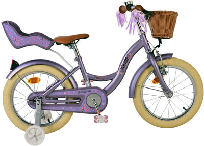 Vlatar Blossom per bambini ragazze in bicicletta da 16 pollici viola