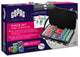 Set da poker Copag ® 300 fiches incluse 2 carte da gioco in PVC resistente al 100%, 5 dadi e bottoni da poker