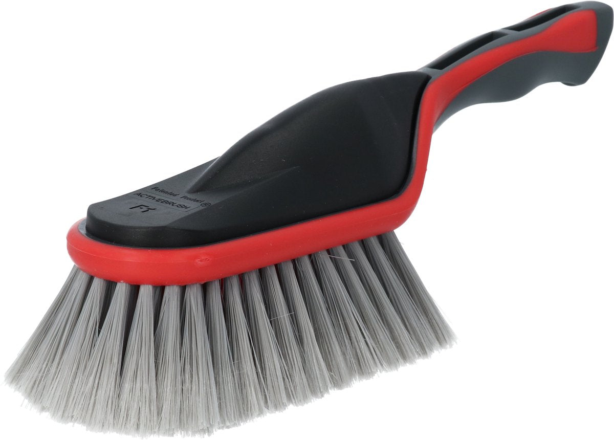 Spazzola lavaggio Pingi pab-f1 activebrush - ergonomica - resistente - efficace per auto, barca e mobili da giardino