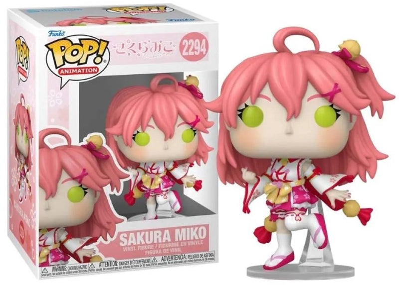 Funko hololive sakura miko (pop! Animazione) figur in vinile 2294 unisex pop! - neutro - standard