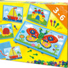 Scheda a mosaico ses con carte