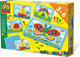 Scheda a mosaico ses con carte