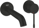 Grohe essence new m-size tweegats wastafelmengkraan – wandmontage – aquaguide – 183 mm – matte black