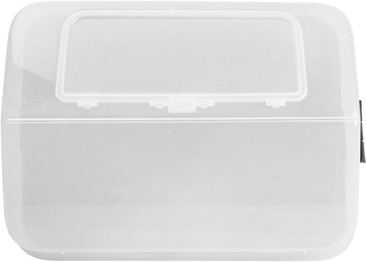 Elho green basics grow garden grow house l - coperchio per grow box - 100% plastica riciclata - 65,5 x 48,3 x 29,2 cm - trasparente