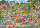 Gibsons - giardino in fiore (di Janice Daughters) - 1000 pezzi 68×49 cm (l×a) - puzzle per adulti