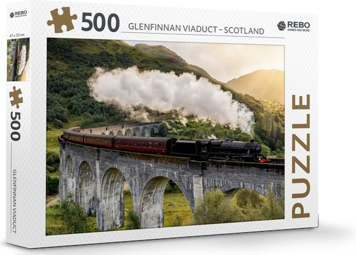 Puzzle Twisk 500 pezzi Puzzle del viadotto Glenfinnan nostalgia.