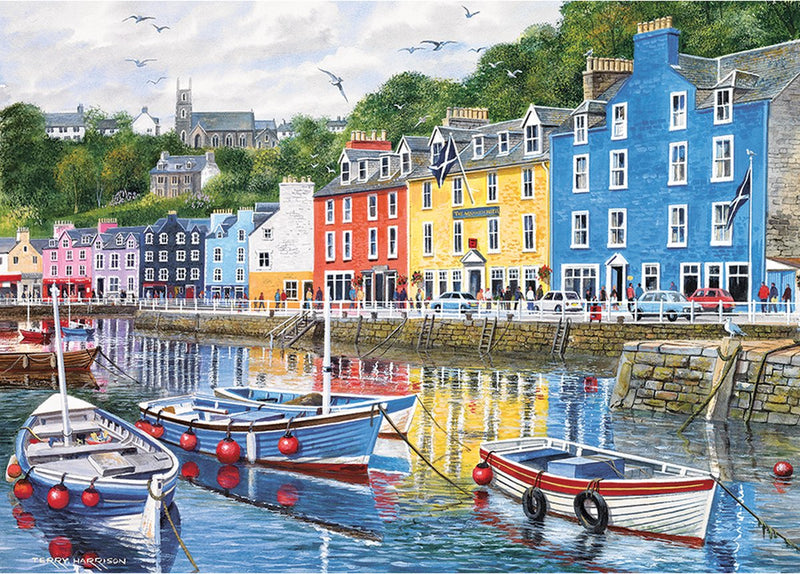 Gibsons - tobermory (di terry harrison) - 1000 pezzi 68×49 cm (l×a) - puzzle per adulti