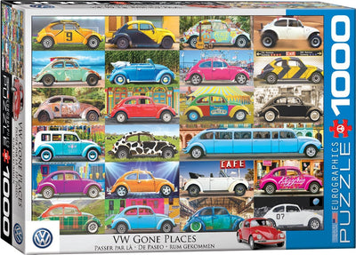Eurographics volkswagen - vw lugares desaparecidos - 1000 piezas 68×48cm (ancho×alto) - rompecabezas