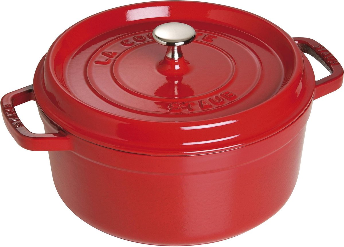 Staub casseruola cocotte - rosso ciliegia - ø 24 cm 3,8 litri