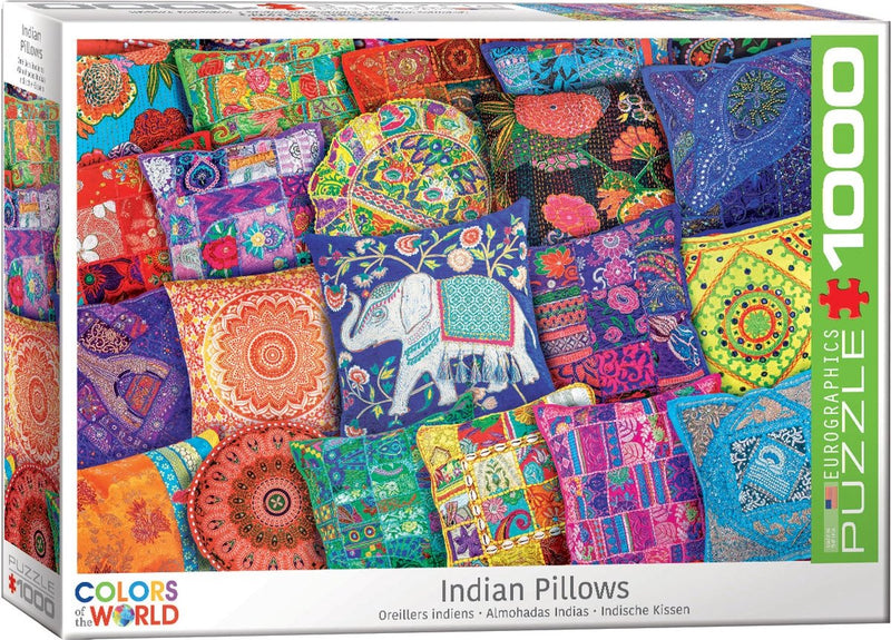 Eurographics - cuscini indiani [cuscini indiani] - 1000 pezzi 68×48 cm (l×a) - puzzle