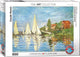 Eurographics - regata ad argenteuil [régates à argenteuil] - claude monet - 1000 pezzi 68×48 cm (l×a) - puzzle d'arte