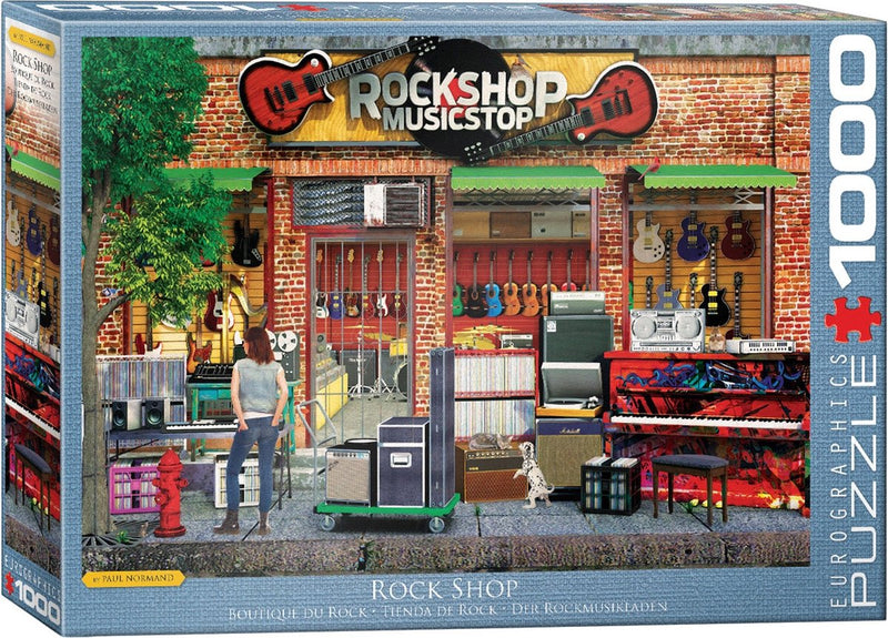 Eurographics - rock shop [rock shop] - paul normand - 1000 pezzi 68×48 cm (l×a) - puzzle
