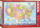 Eurographics - mapa de EE.UU. [mapa de EE.UU.] - 1000 piezas 68×48cm (ancho×alto) - rompecabezas