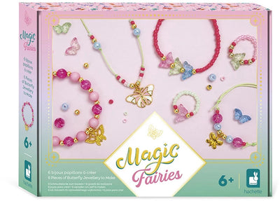 Janod - hadas mágicas - paquete creativo - 6 joyas de mariposas - paquete artesanal