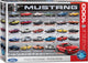 Eurographics - ford mustang evolution - 1000 pieces 68×48cm (w×h) - jigsaw puzzle