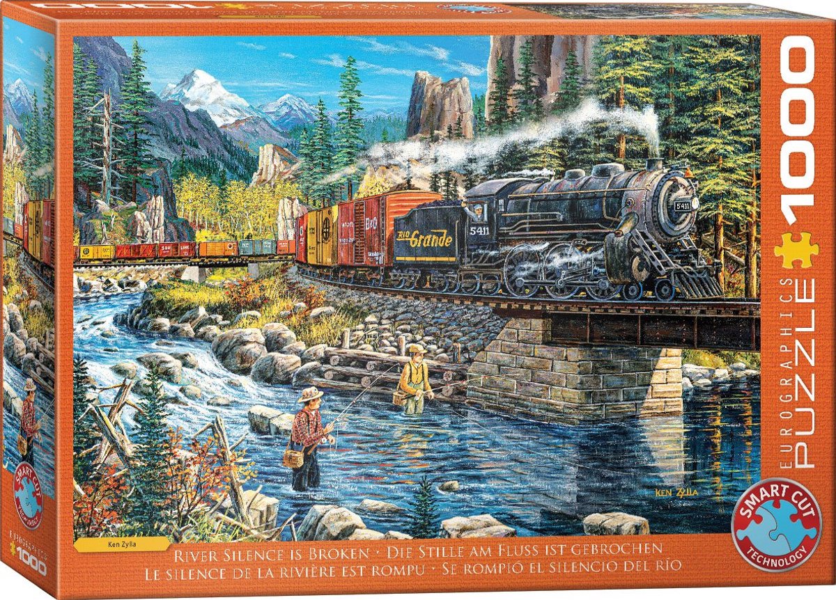 Eurographics - il silenzio del fiume è rotto [il silenzio del fiume è rotto] - ken zylla - 1000 pezzi 68×48 cm (l×a) - puzzle