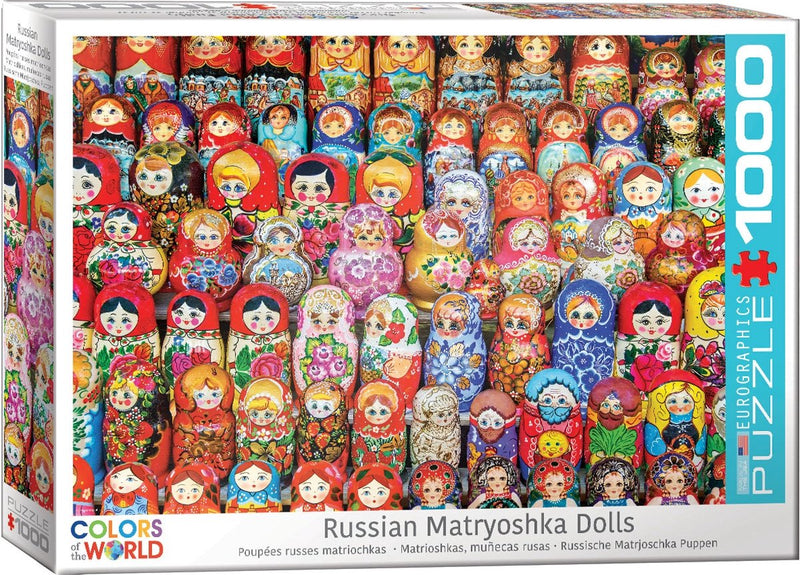 Eurographics - Muñecas matrioskas rusas - 1000 piezas 68×48cm (ancho×alto) - rompecabezas