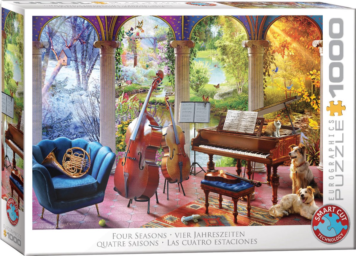 Eurographics - vier seizoenen [four seasons] - angelo bonito - 1000 stukjes 68×48cm (b×h) - legpuzzel