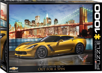 Eurographics - corvette z06 fuori per un giro - 1000 pezzi 68×48 cm (l×a) - puzzle