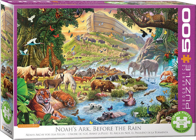 Eurographics - el arca de noé antes de la lluvia [el arca de noé antes de la lluvia] - steve crisp - 500 piezas xl 68×48cm (w×h) - rompecabezas familiar