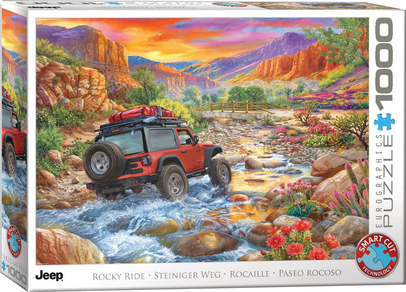 Eurographics - paseo lleno de baches [paseo rocoso] - ilustraciones de bigelow - 1000 piezas 68×48cm (ancho×alto) - rompecabezas