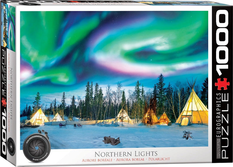 Eurographics - aurora boreal [aurora boreal] - 1000 piezas 68×48cm (ancho×alto) - rompecabezas