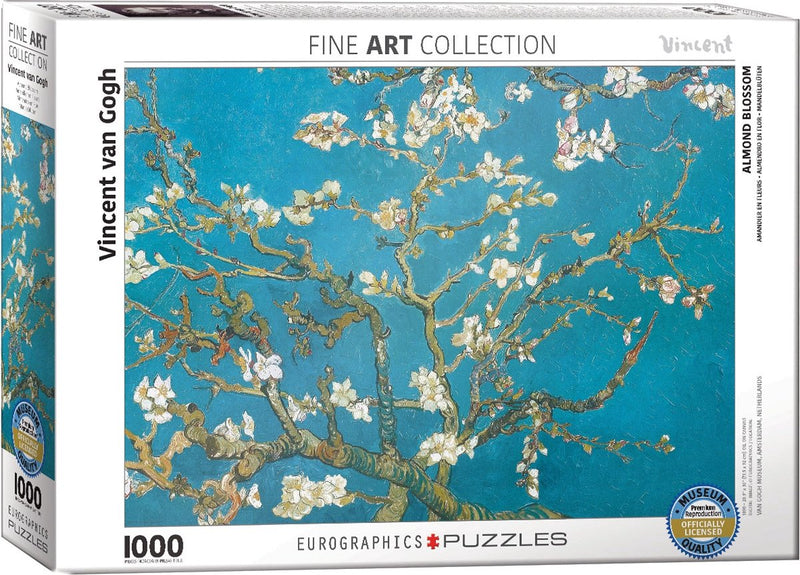 Eurographics - flor de almendro [fleurs d'amandier] - vincent van gogh - 1000 piezas 68×48cm (w×h) - rompecabezas de bellas artes