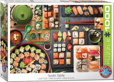 Eurographics - mesa de sushi [mesa de sushi] - 1000 piezas 68×48cm (ancho×alto) - rompecabezas