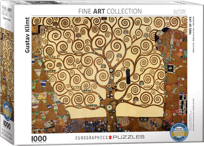 Eurographics - l'albero della vita [der lebensbaum] - gustav Klimt - 1000 pezzi 68×48 cm (l×a) - puzzle d'arte
