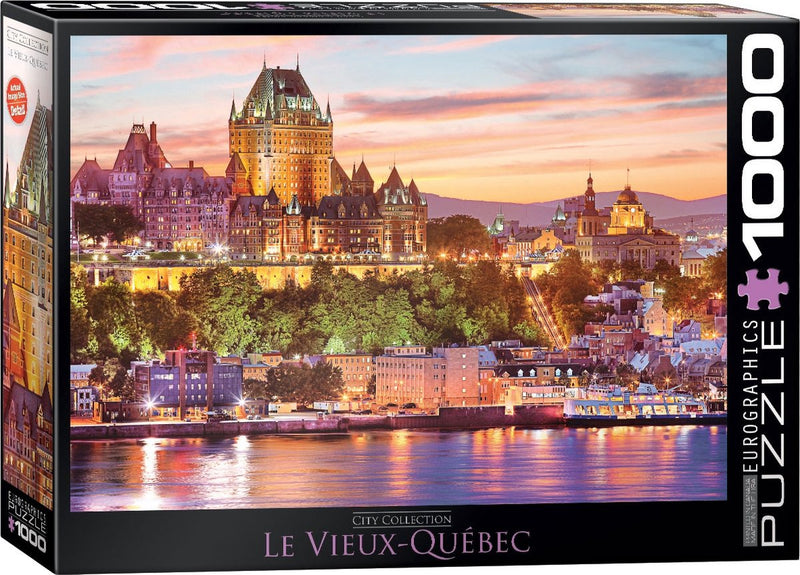 Eurographics - viejo Quebec [le vieux Quebec] - 1000 piezas 68×48cm (ancho×alto) - rompecabezas