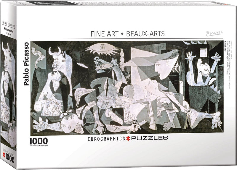 Eurographics - guernica - pablo picasso - 1000 piezas 89,4×39,4cm (ancho×alto) - rompecabezas