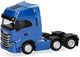 Herpa iveco s-way 6x2, blu