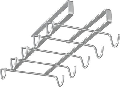 Metaltex - portabicchieri - portabicchieri - da appendere senza forare - argento