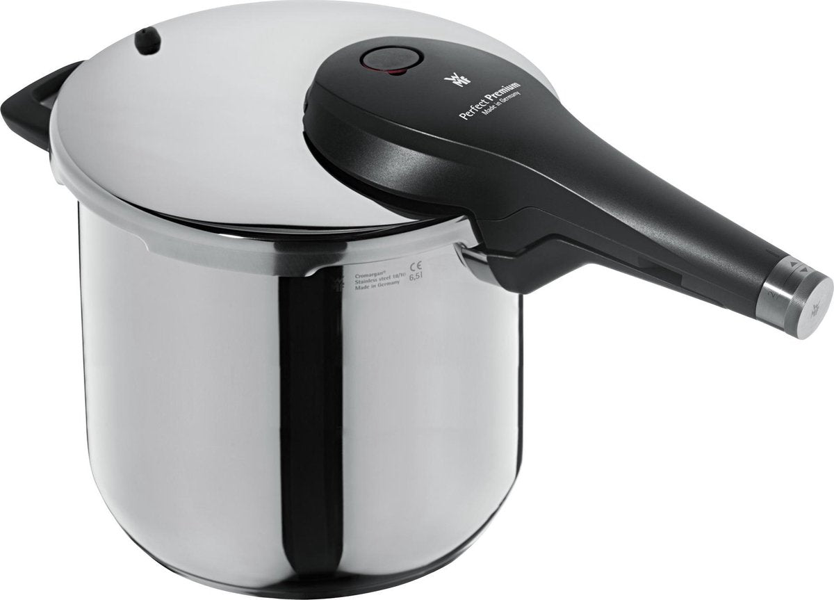 WMF Perfect Premium - pentola a pressione - ø 22 cm - 6,5 l - acciaio inossidabile - adatta per induzione - con blocco di sicurezza