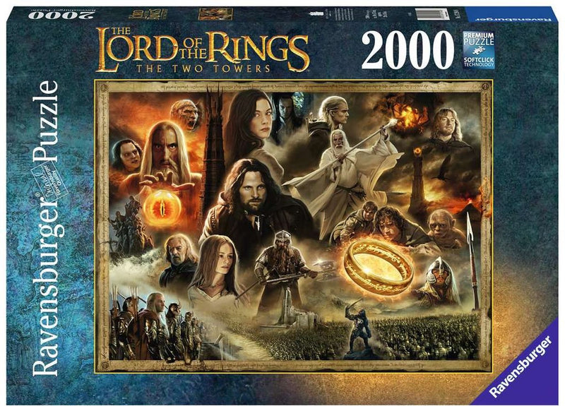 Ravensburger Jigsaw Puzzle Lord of the Rings The Two Towers, 2000st.