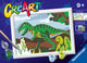 Ravensburger creart schilderen op nummer - dwalende dinosaurus