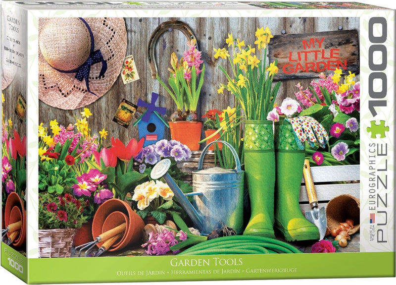 Eurographics - herramientas de jardín [herramientas de jardín] - 1000 piezas 68×48cm (ancho×alto) - rompecabezas