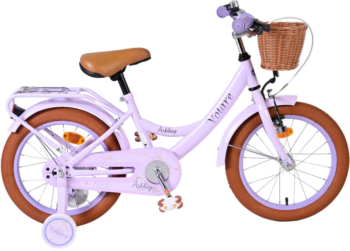 Bicicletta per bambini Volare Ashley - ragazze - 16 pollici - lilla